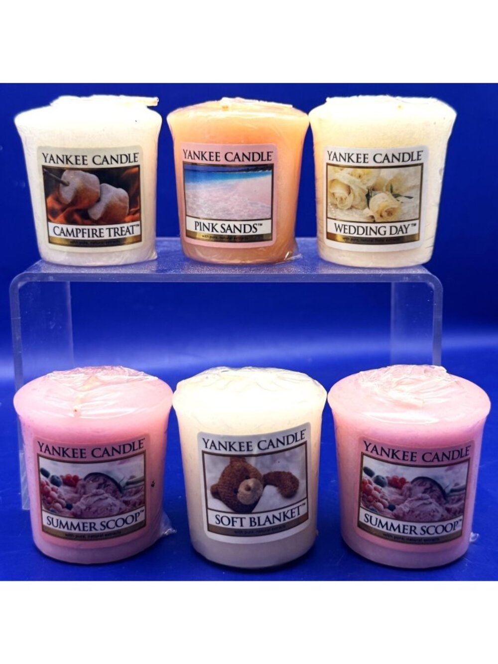 Yankee Candle Votive Lot of 6 Rare Scents Discontinued Packaging New Old Stock